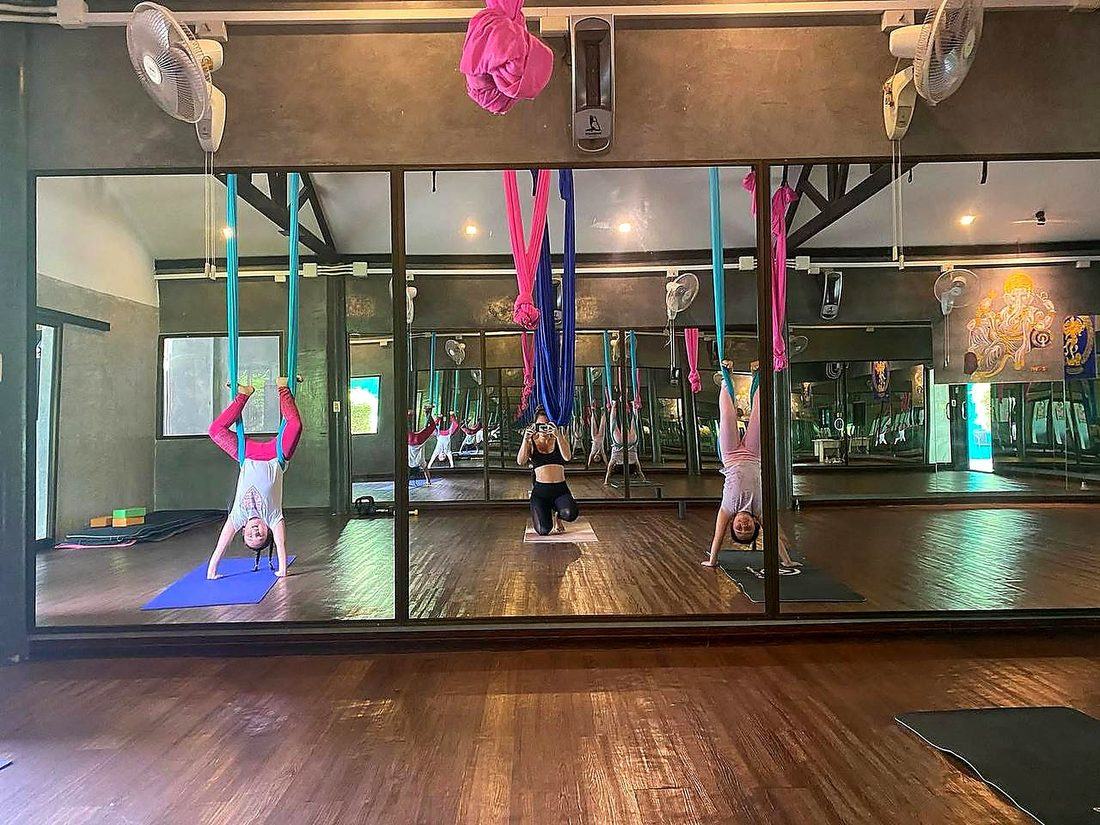 Aerial yoga